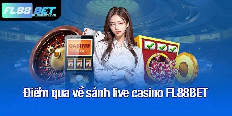 Live casino FL88BET - Trực tiếp cùng dealer chuyên nghiệp 1 Điểm qua về sảnh live casino FL88BET
