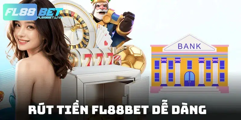 Rút tiền FL88BET - Thao Tác Nhận Thưởng Đơn Giản 1 Phút 1 Thực hiện rút tiền FL88BET bằng cách liên kết ngân hàng